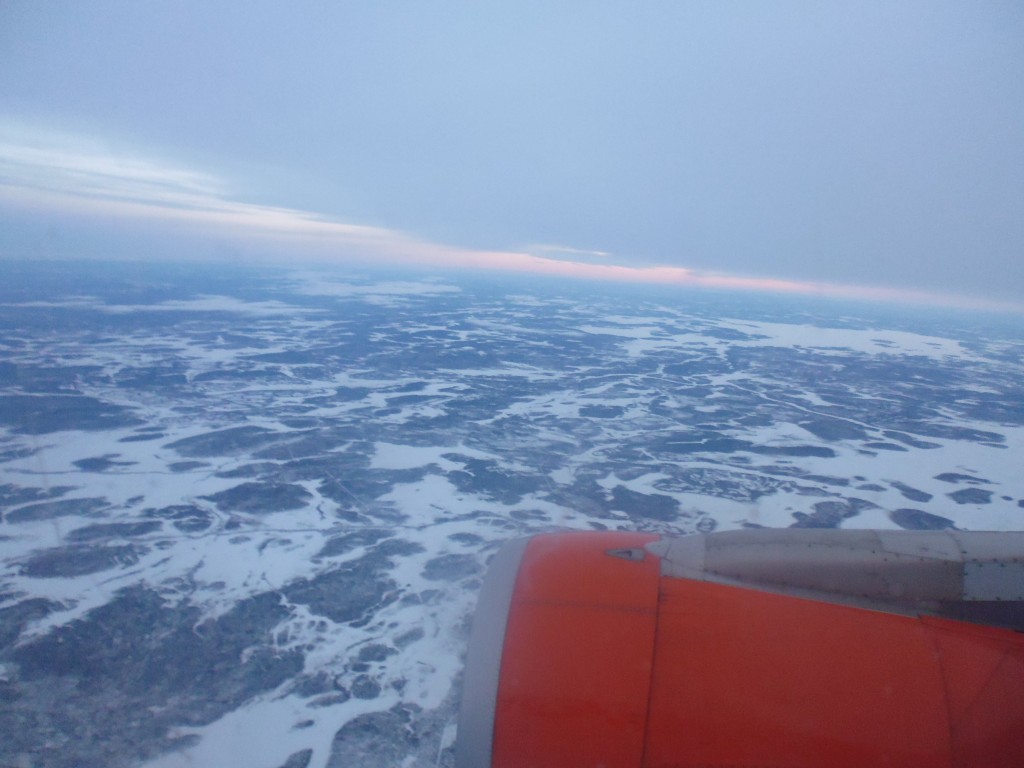 Arringing in to Lapland, Finland