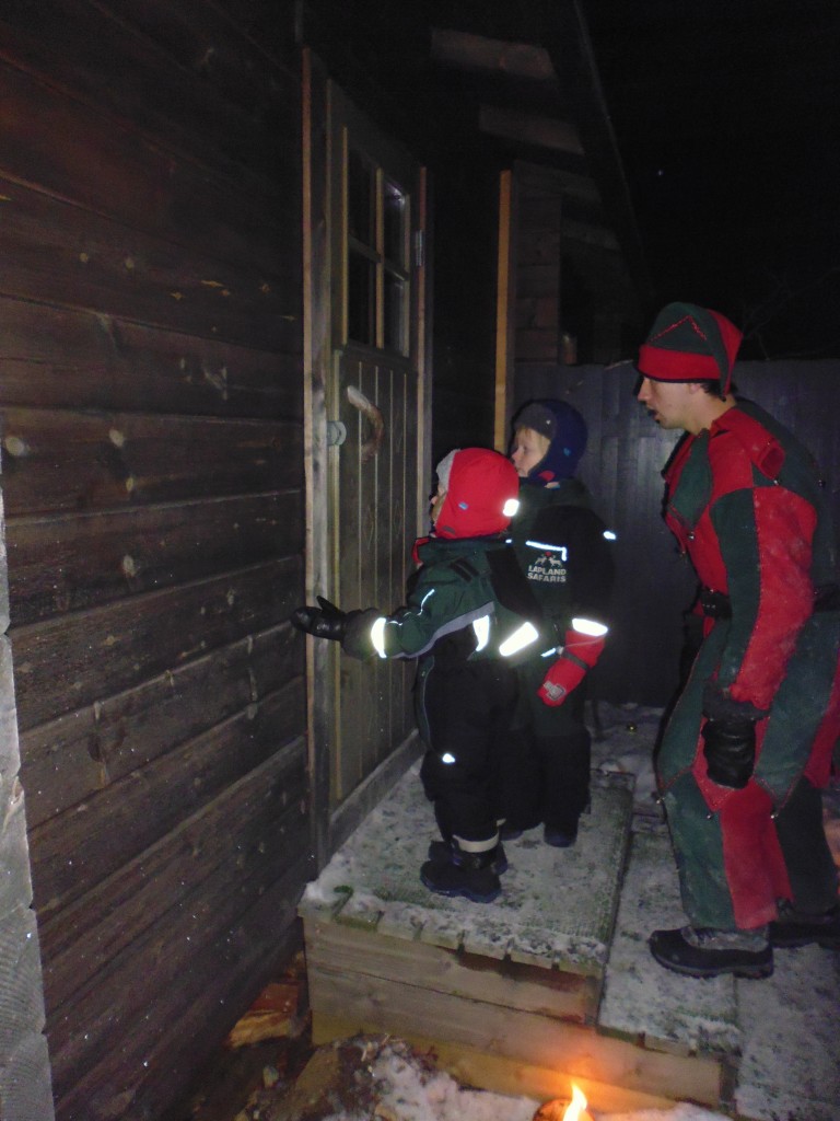 Meeting Father christmas in Lapland