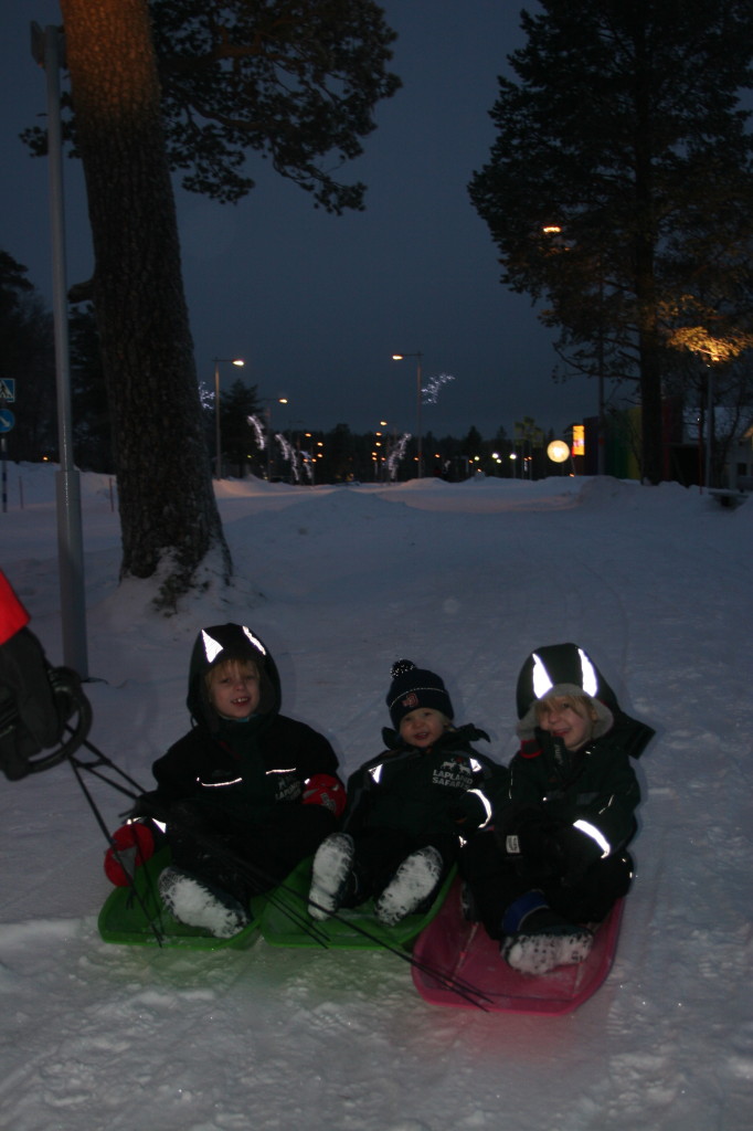 Hanging out in Saariselka, Finland, Lapland