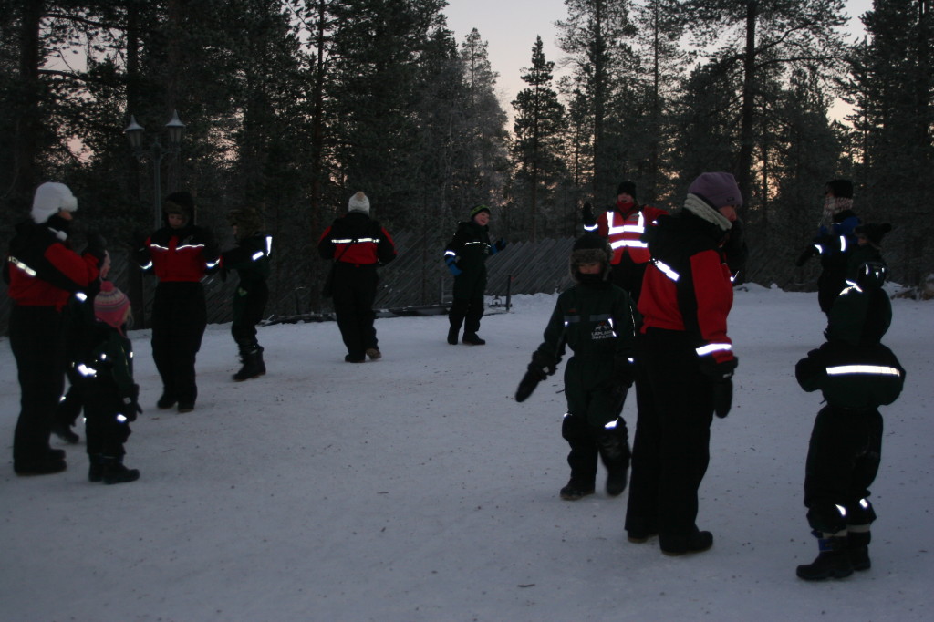 Keeping warm in Lapland