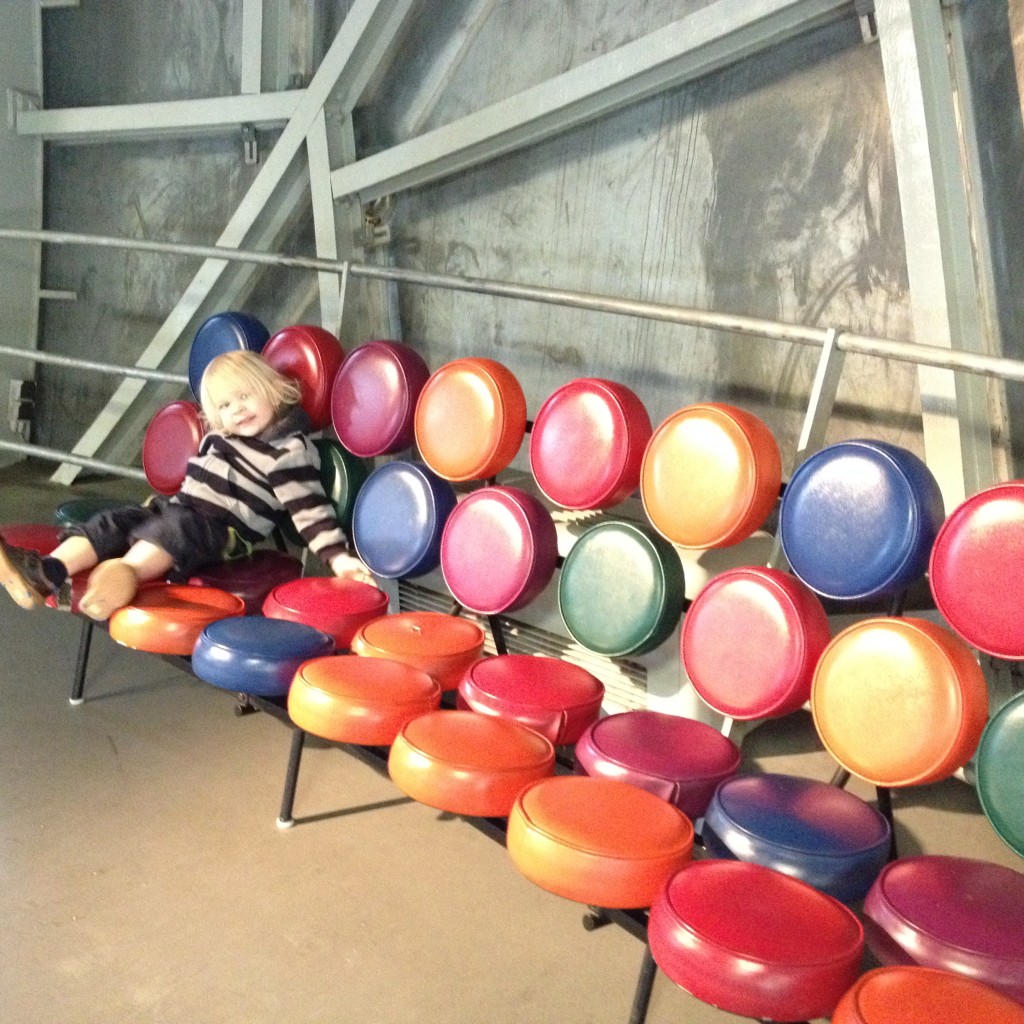 Hanging out in theretro Atomium
