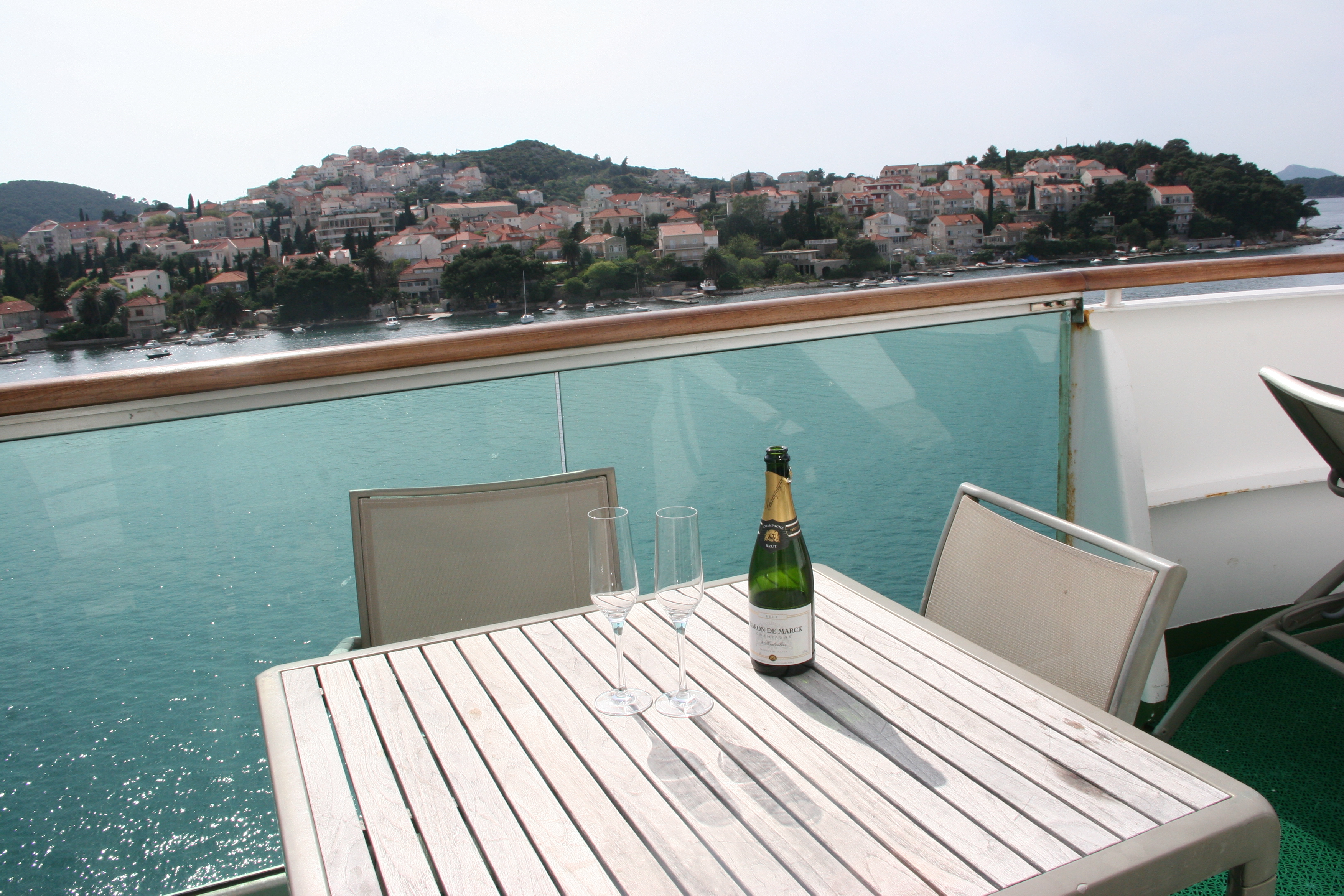 Balcony on board P&O Cruises Ventura