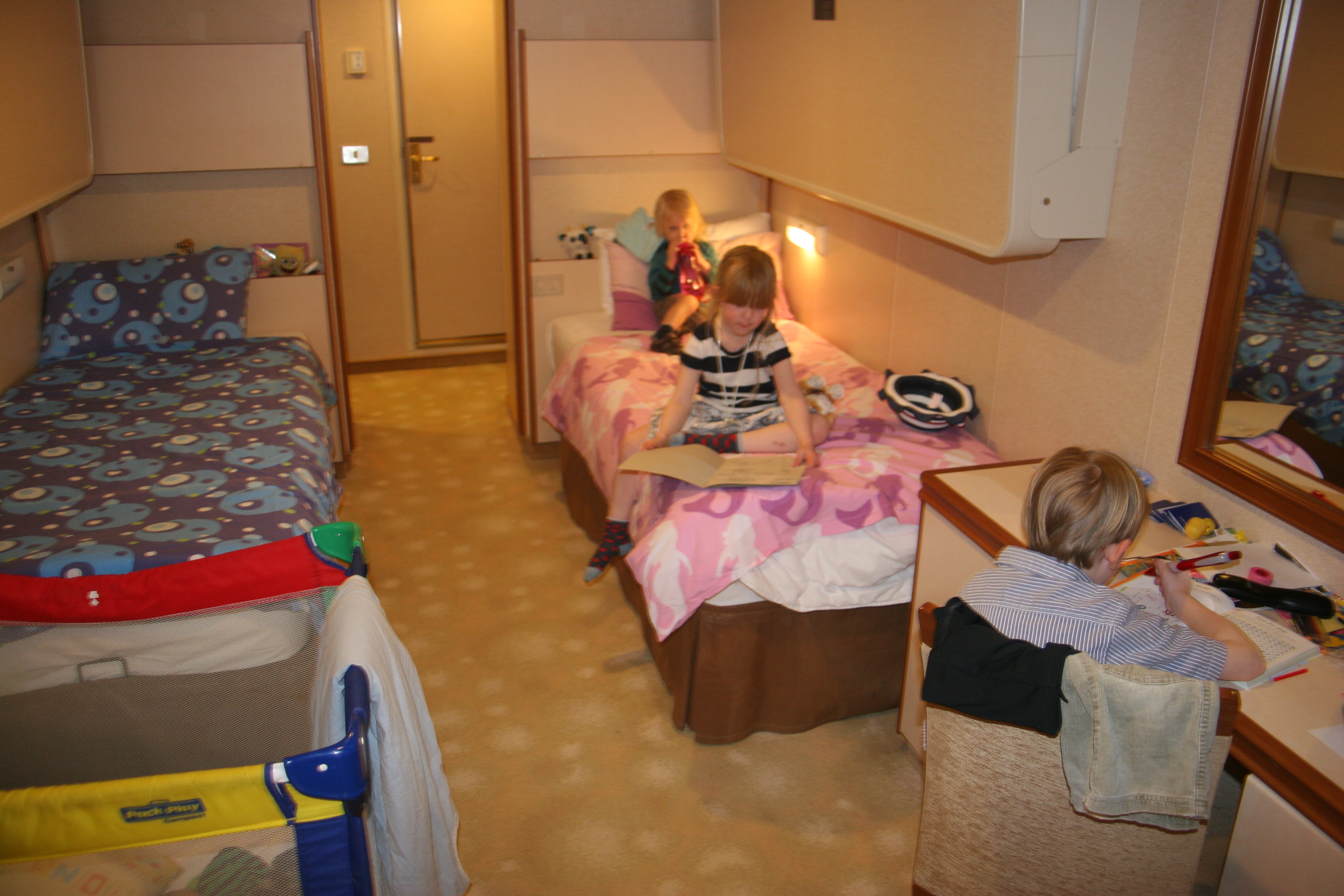 Children's cabin on board P&O Cruises Ventura