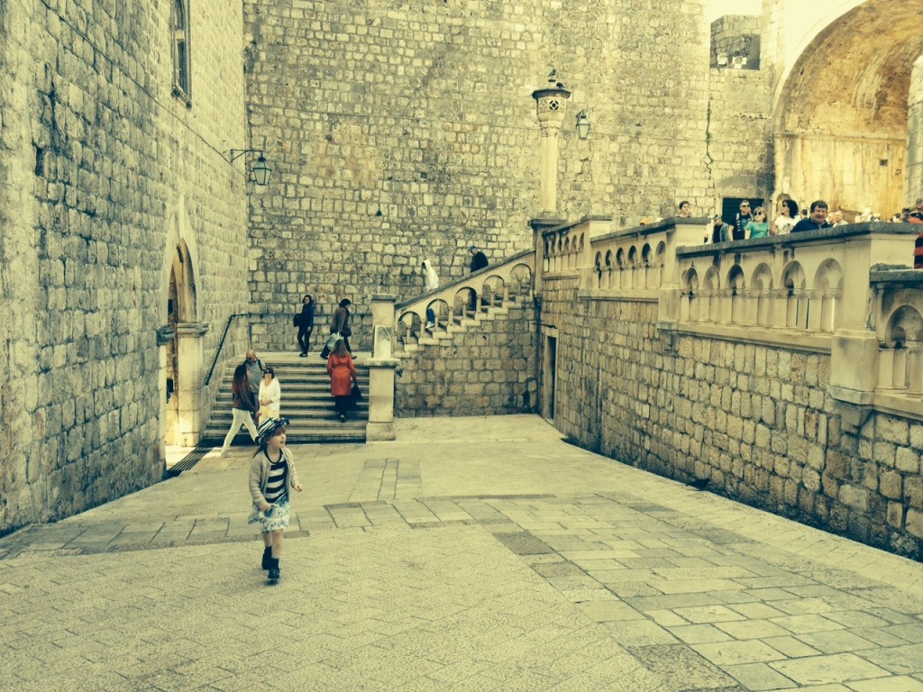 Entering Dubrovnik via the Pile Gate