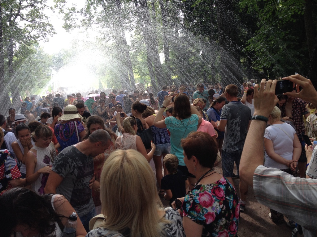 St Peterhof fountains