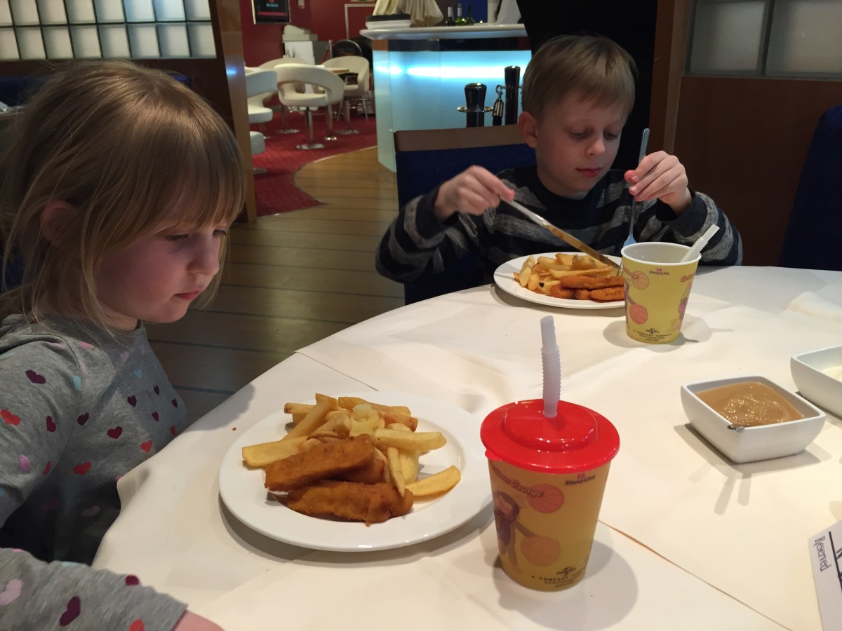 Fish fingers and chips