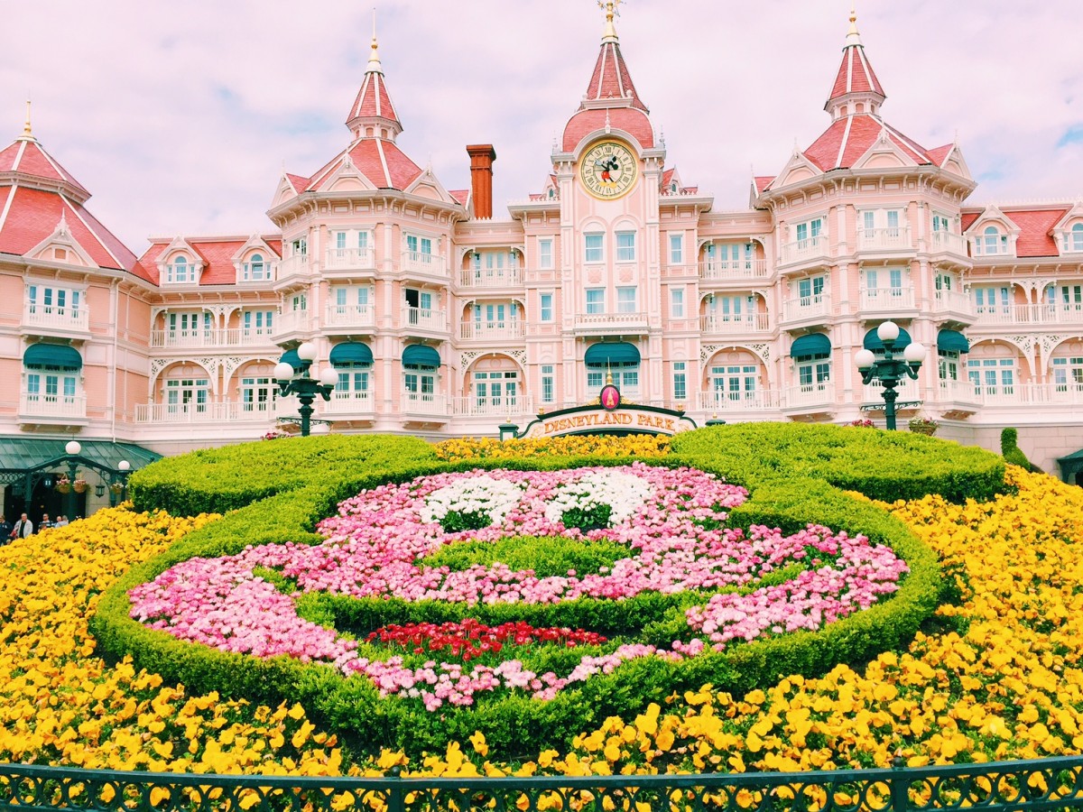 Disneyland Paris in the spring