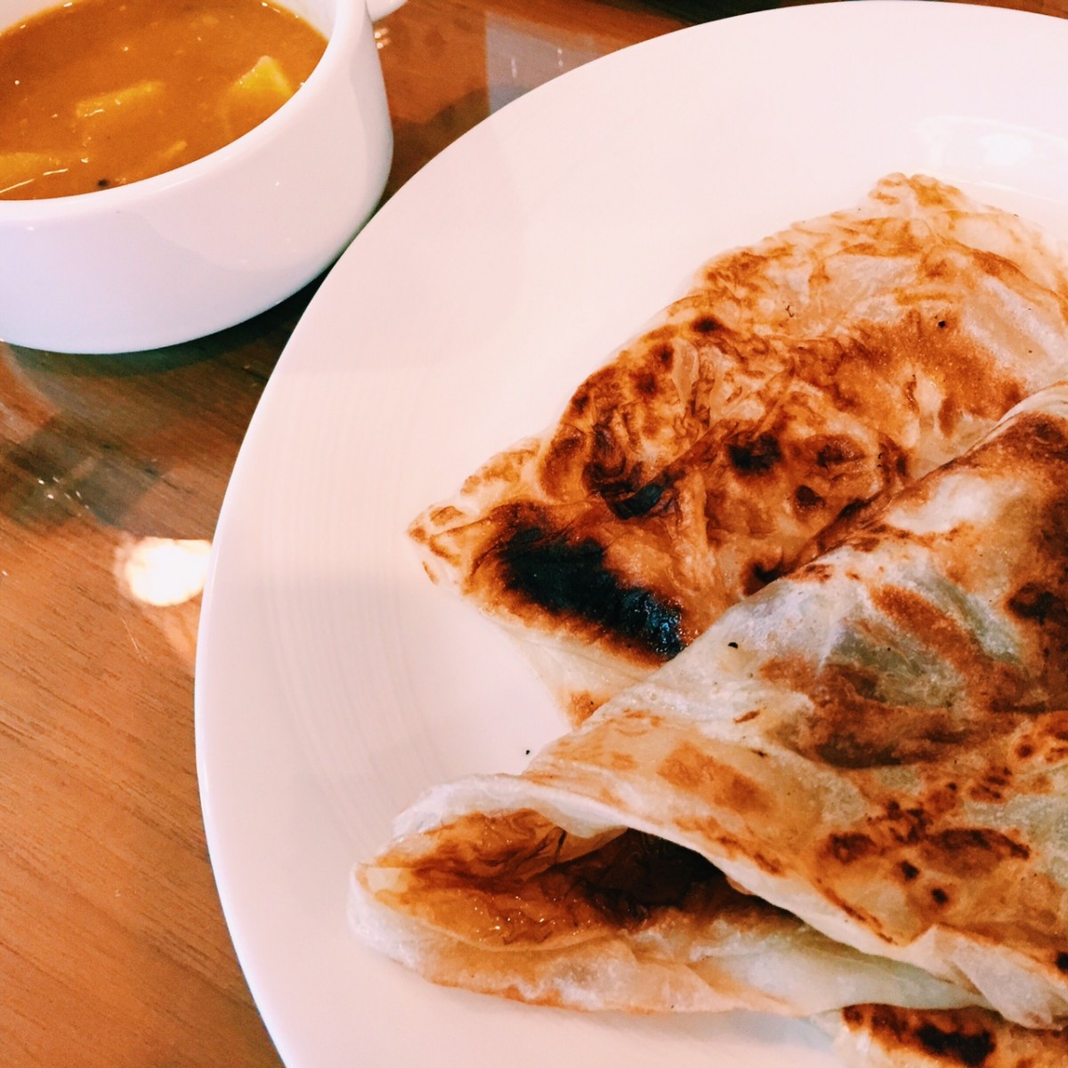 Roti Canai for breakfast at the Westin, Langkawi