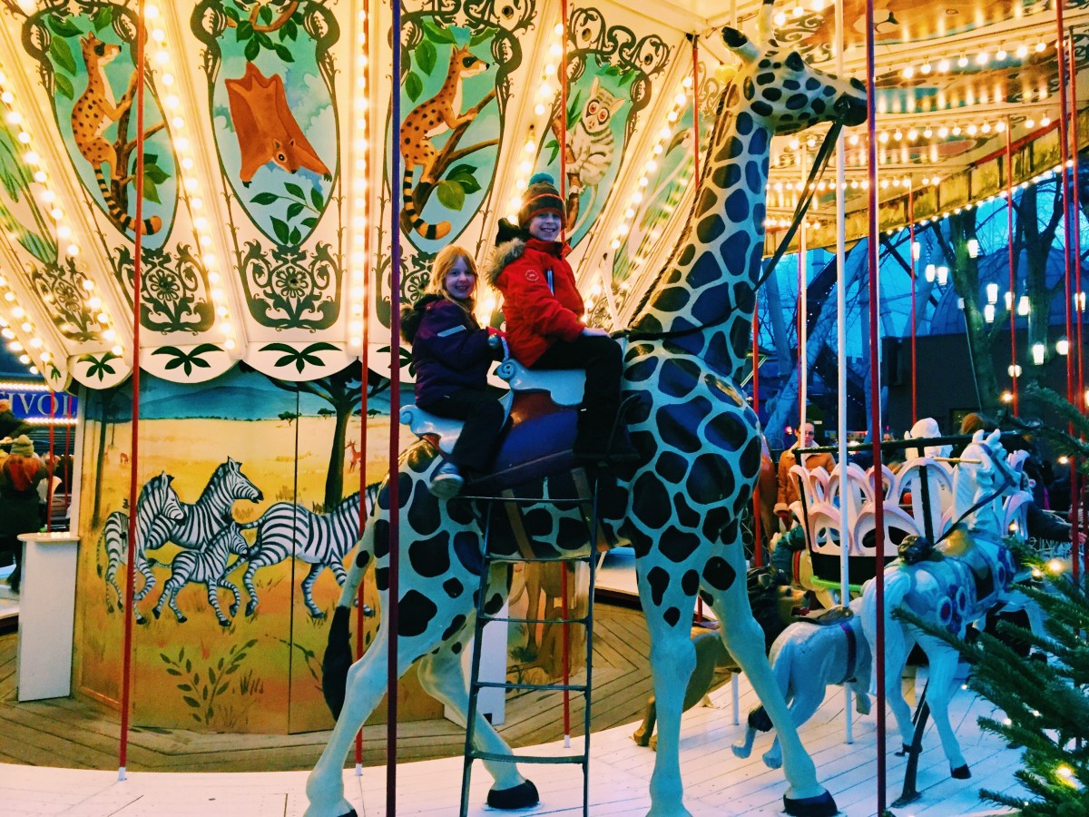 Giraffe carousel
