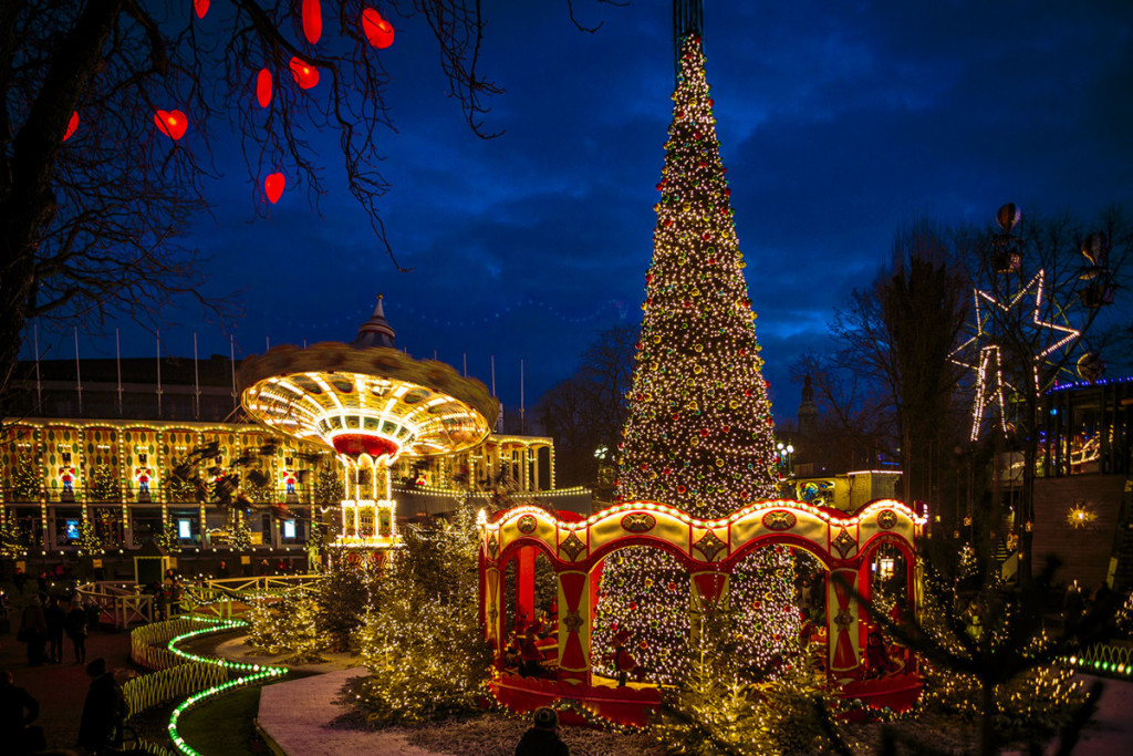 A sprinkle of winter magic at Tivoli Gardens, Copenhagen, Denmark