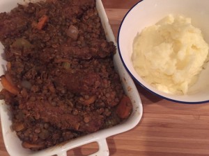 A taste of our travels – Toulouse sausage and lentil stew {France}
