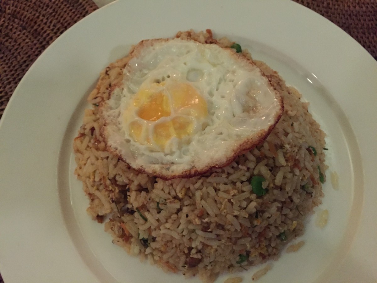 vegetable fried rice with egg