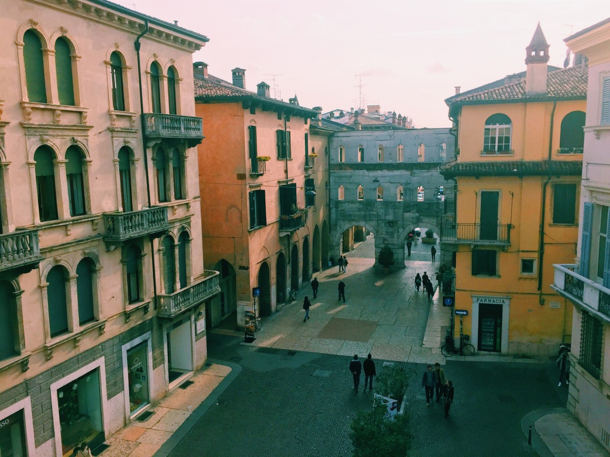 The streets of Verona