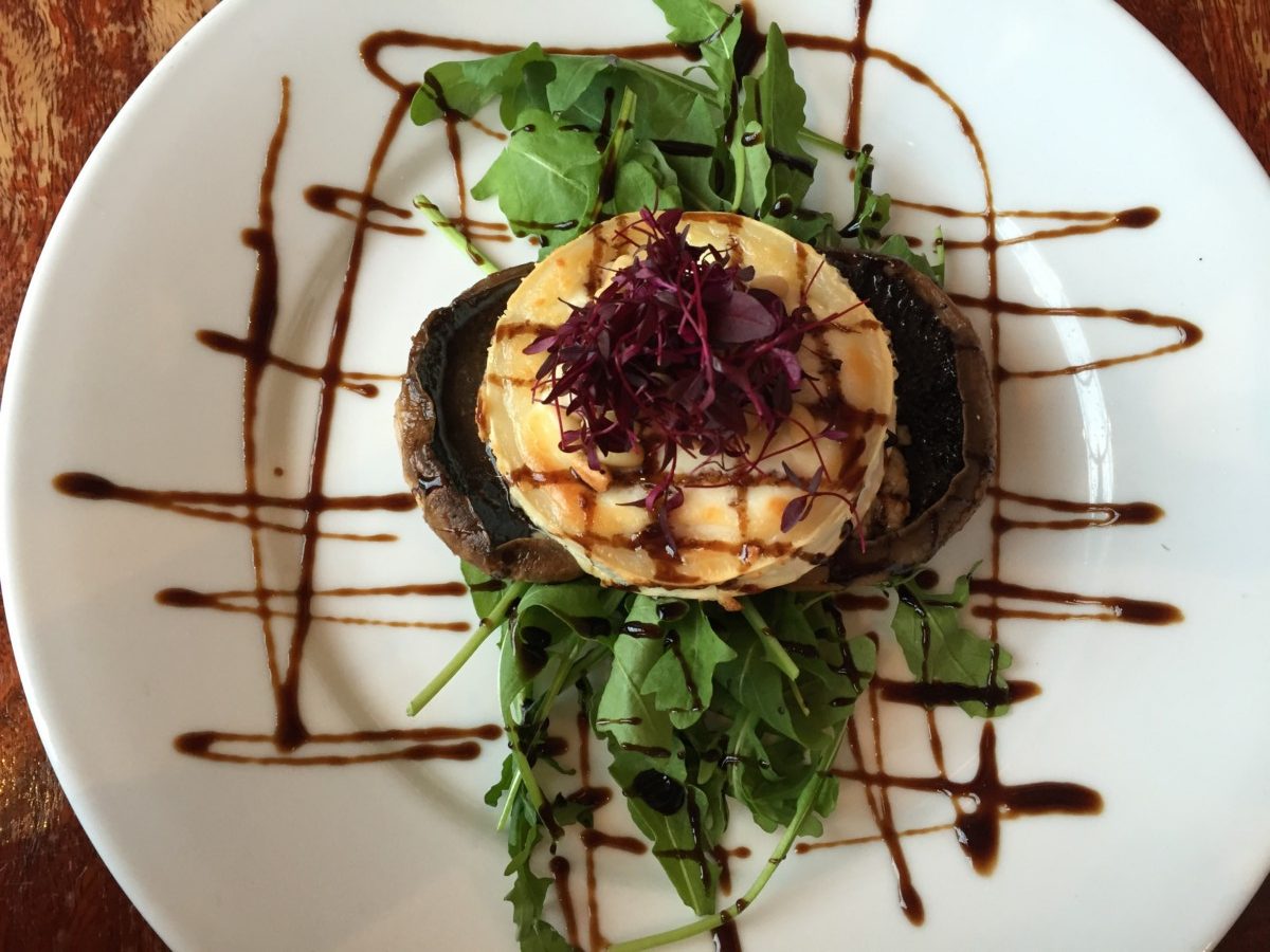mushroom and goats cheese