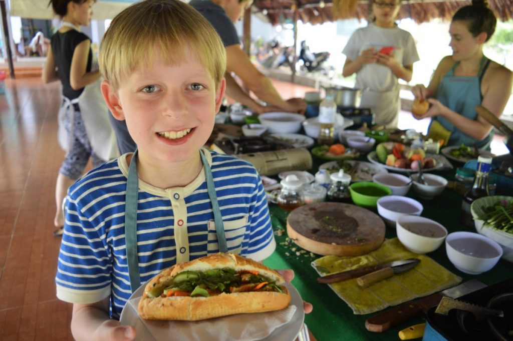 Vietnamese cookery school for kids, Saigon, Vietnam - copyright: www.globalmousetravels.com
