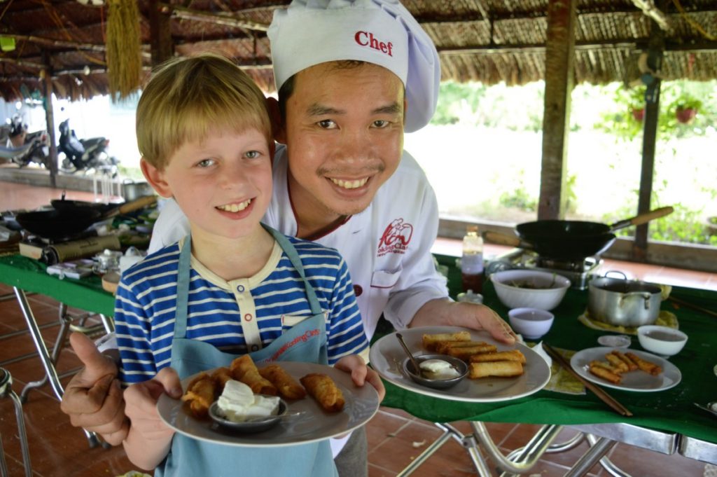 Vietnamese cookery school for kids, Saigon, Vietnam - copyright: www.globalmousetravels.com