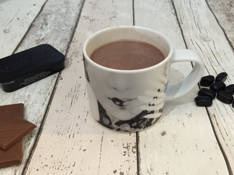 Delicious liquorice hot chocolate - rich, spicy and warming (with a vegan version too) - copyright: www.globalmousetravels.com