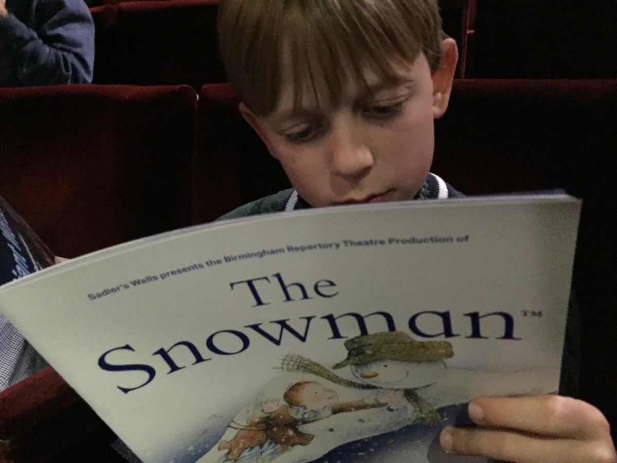 Festive delights for all the family at The Snowman Peacock Theatre, London