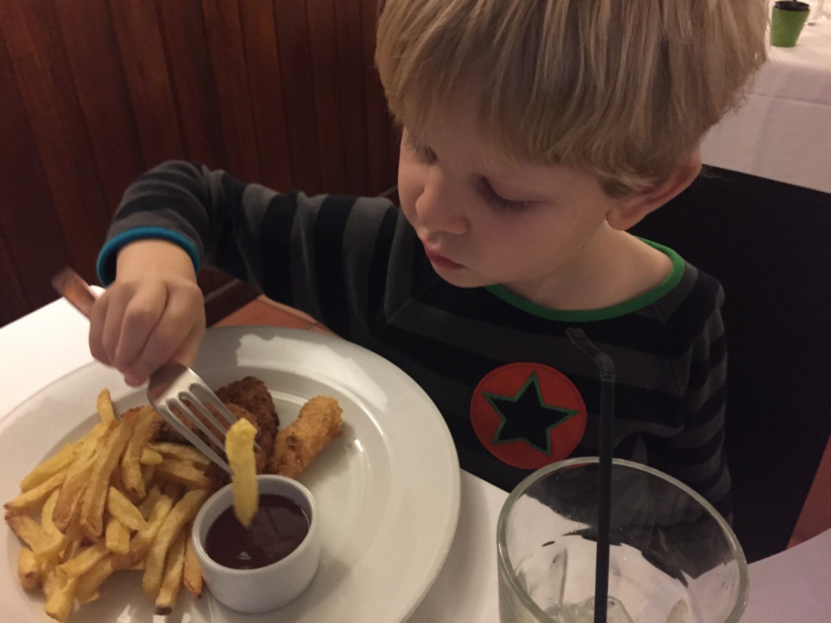 Fish fingers and chips