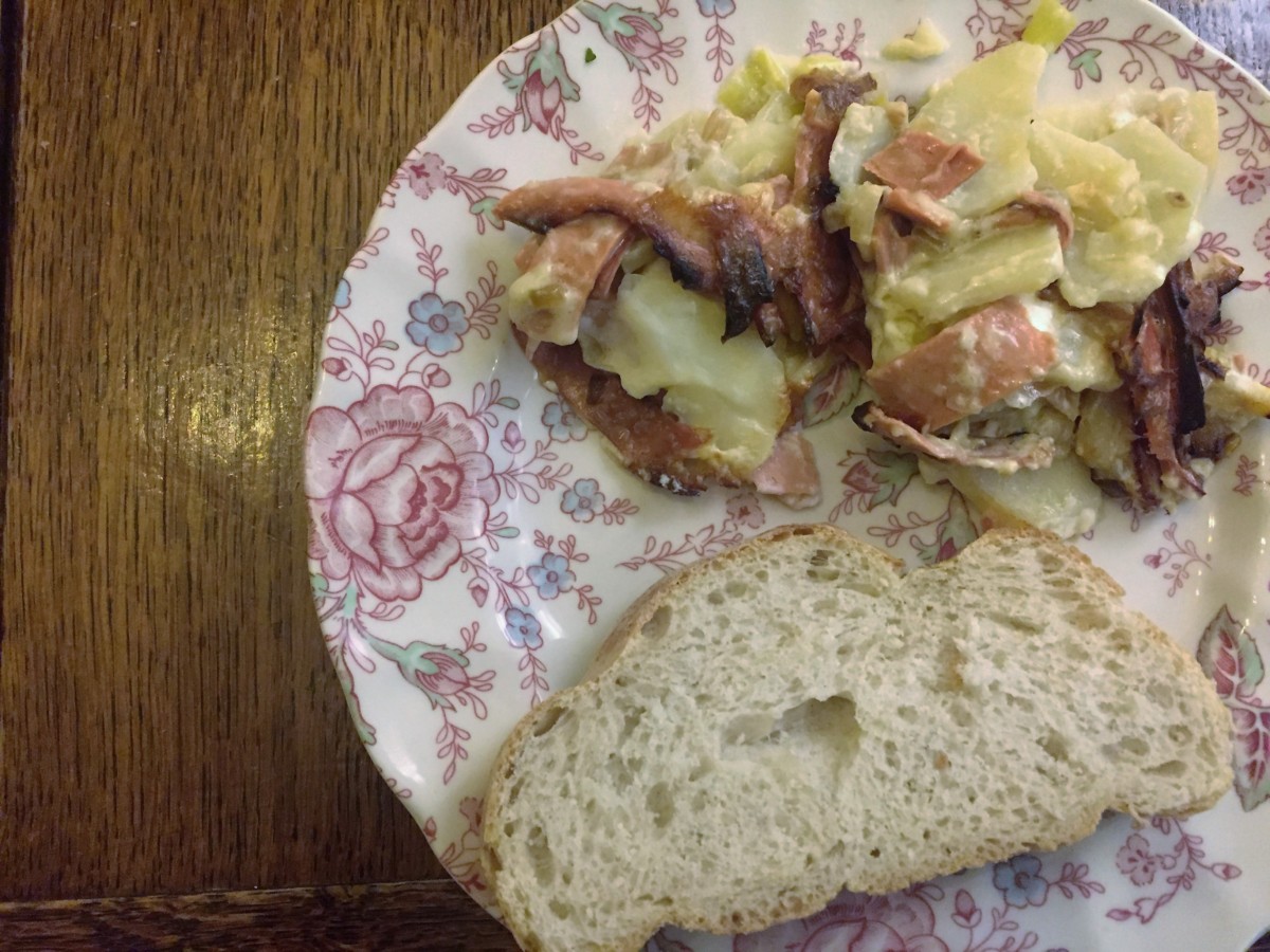 A taste of our travels - vegetarian tartiflette recipe {The Alps}