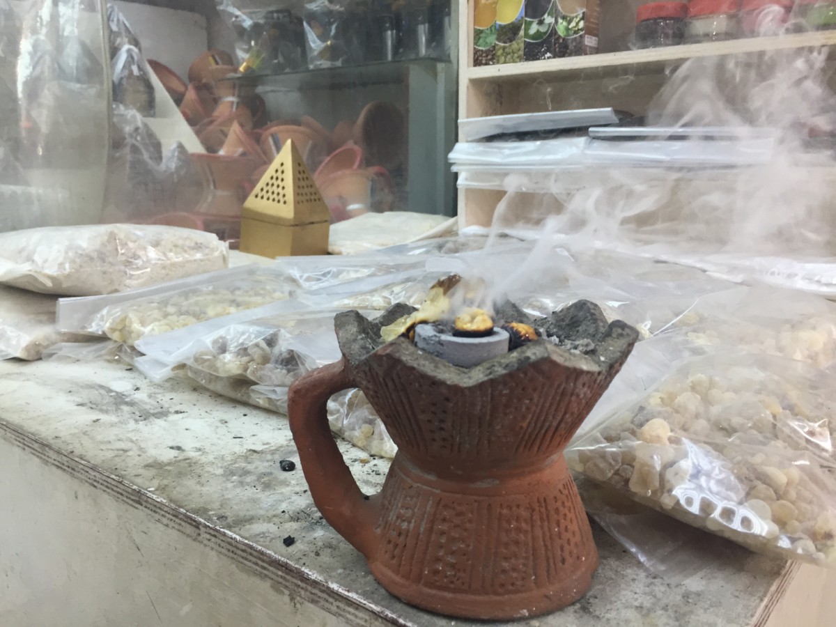 Burning Frankincense