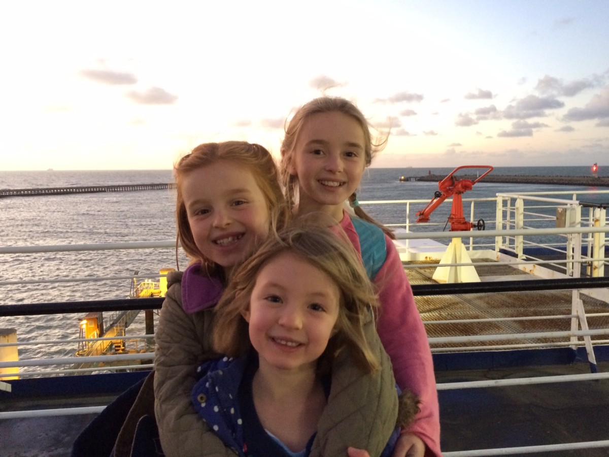 On the ferry home