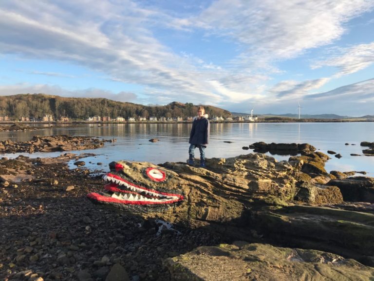 The Crocodile Rock in Great Cumbrae, Ayr - A wonderful winter trip to Ayrshire with kids - copyright: www.globalmousetravels.com