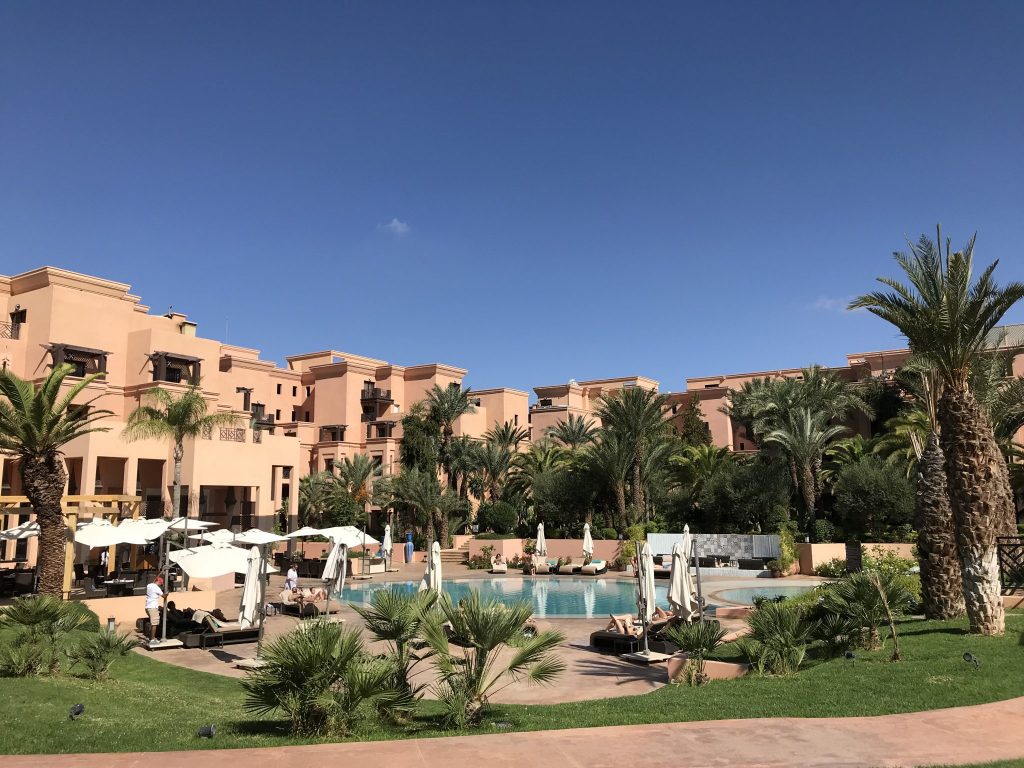 A luxury hotel in Marrakech - Mövenpick Hotel Mansour Eddahbi Marrakech - copyright: www.globalmousetravels.com