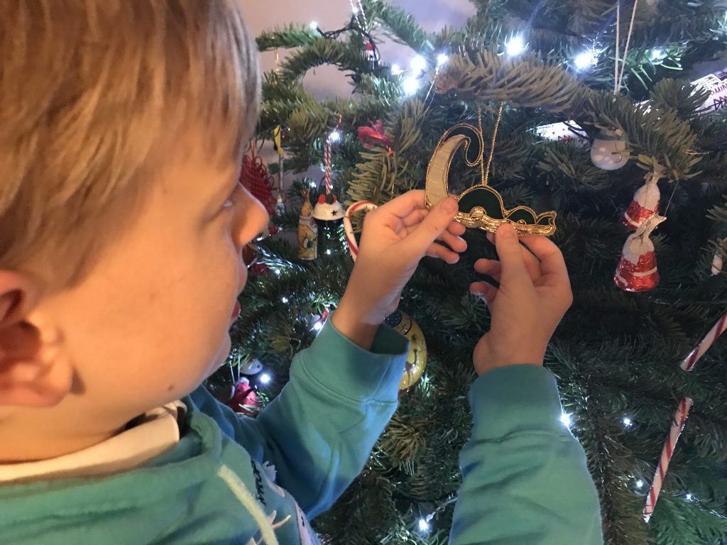 Nessie decoration from Loch Ness