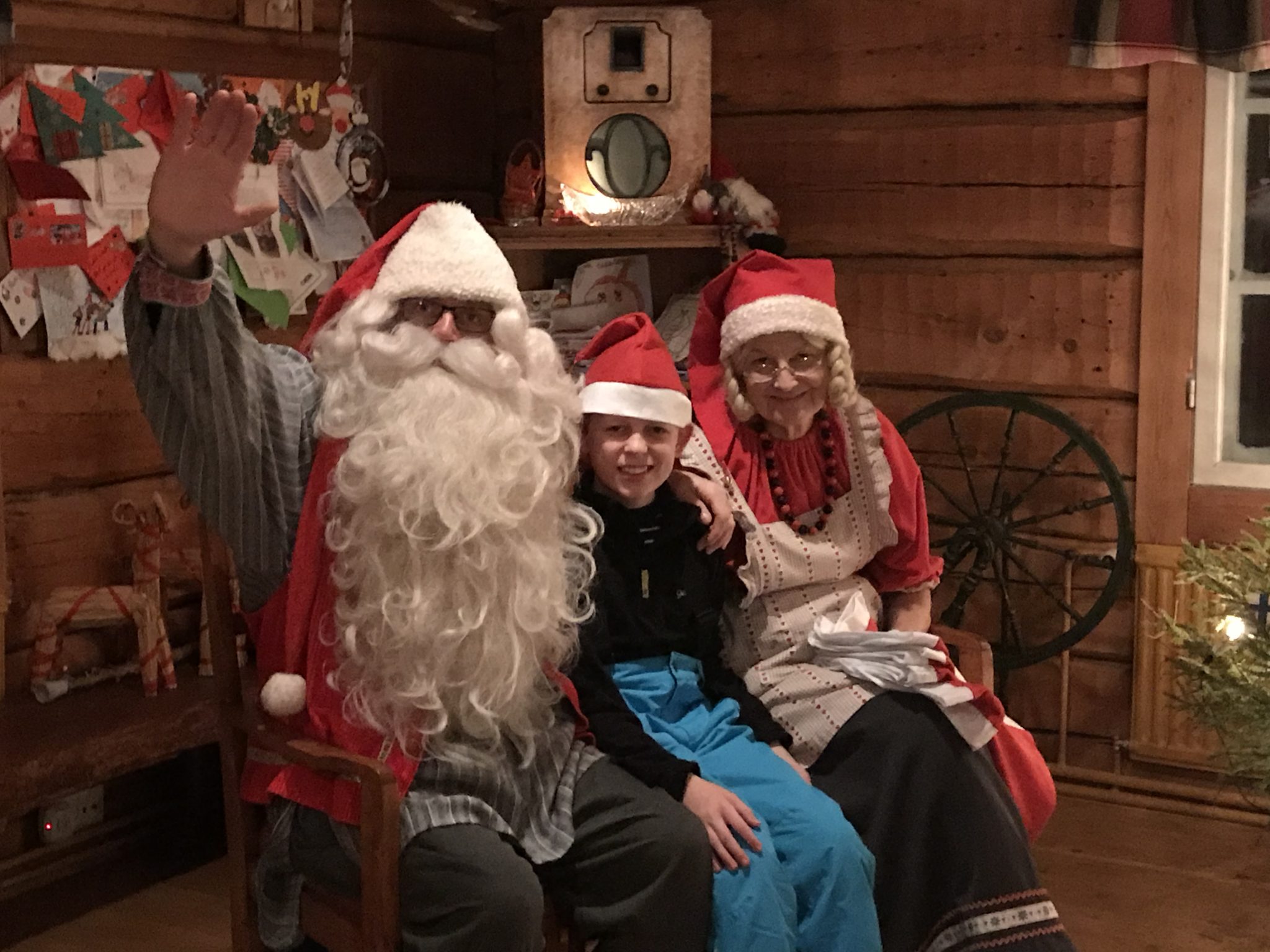 Visiting Santa's Cottage in Pohjolan Pirtti, Kuusamo, Lapland, Finland - copyright: www.globalmousetravels.com
