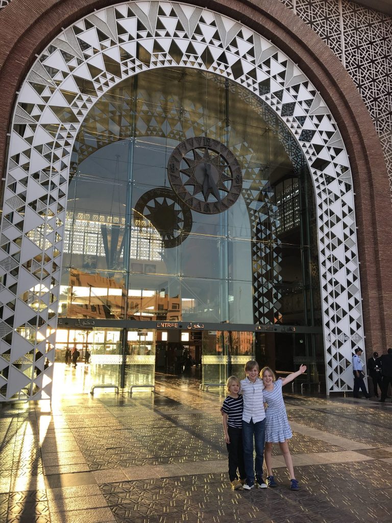 Marrakech train station - Our family trip to Morocco (taking in Marrakech, Rabat and Tangier)