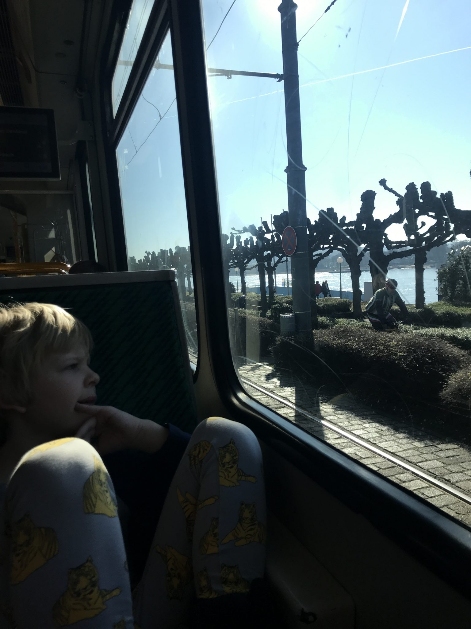U-Bahn S-Bahn train Rhine 