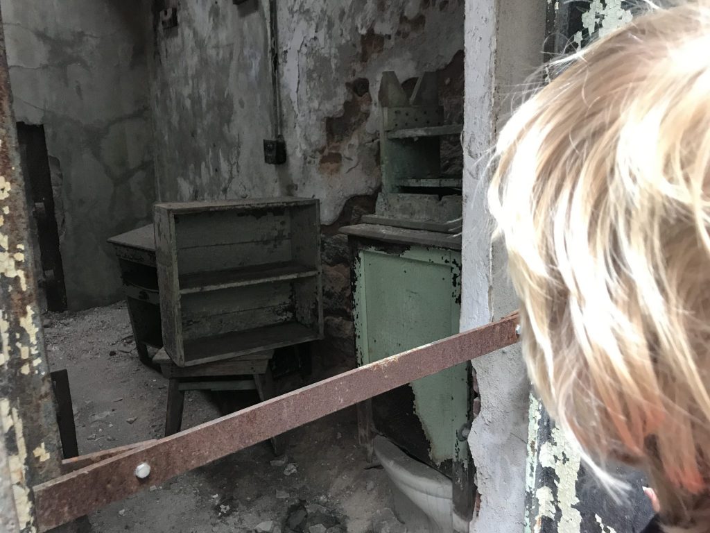 Derelict rooms at Eastern State Penitentiary in Philadelphia