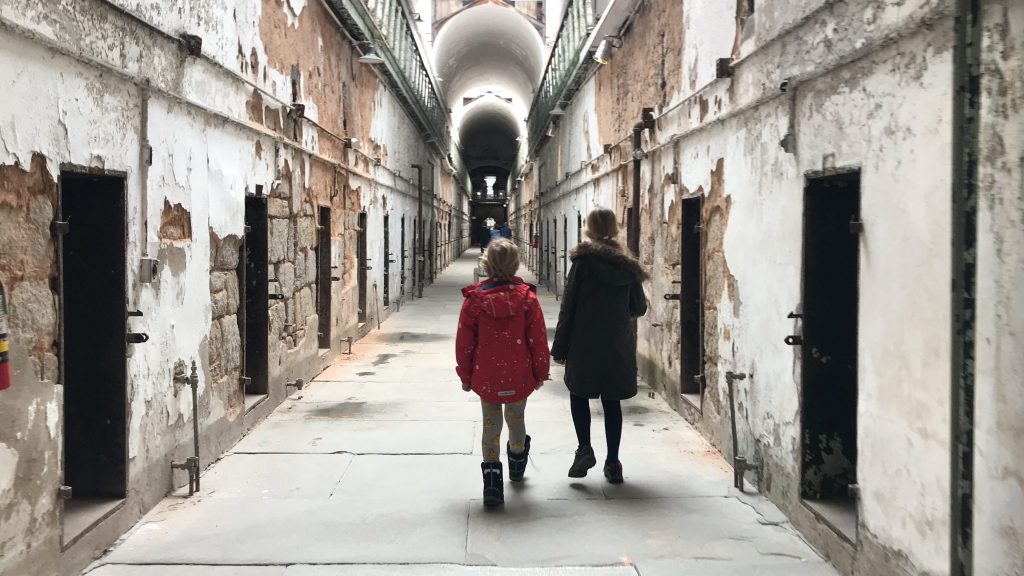 Inside Eastern State Penitentiary in Philadelphia