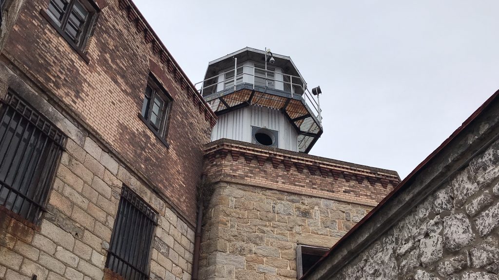 Guard tower at Eastern State Penitentiary in Philadelphia