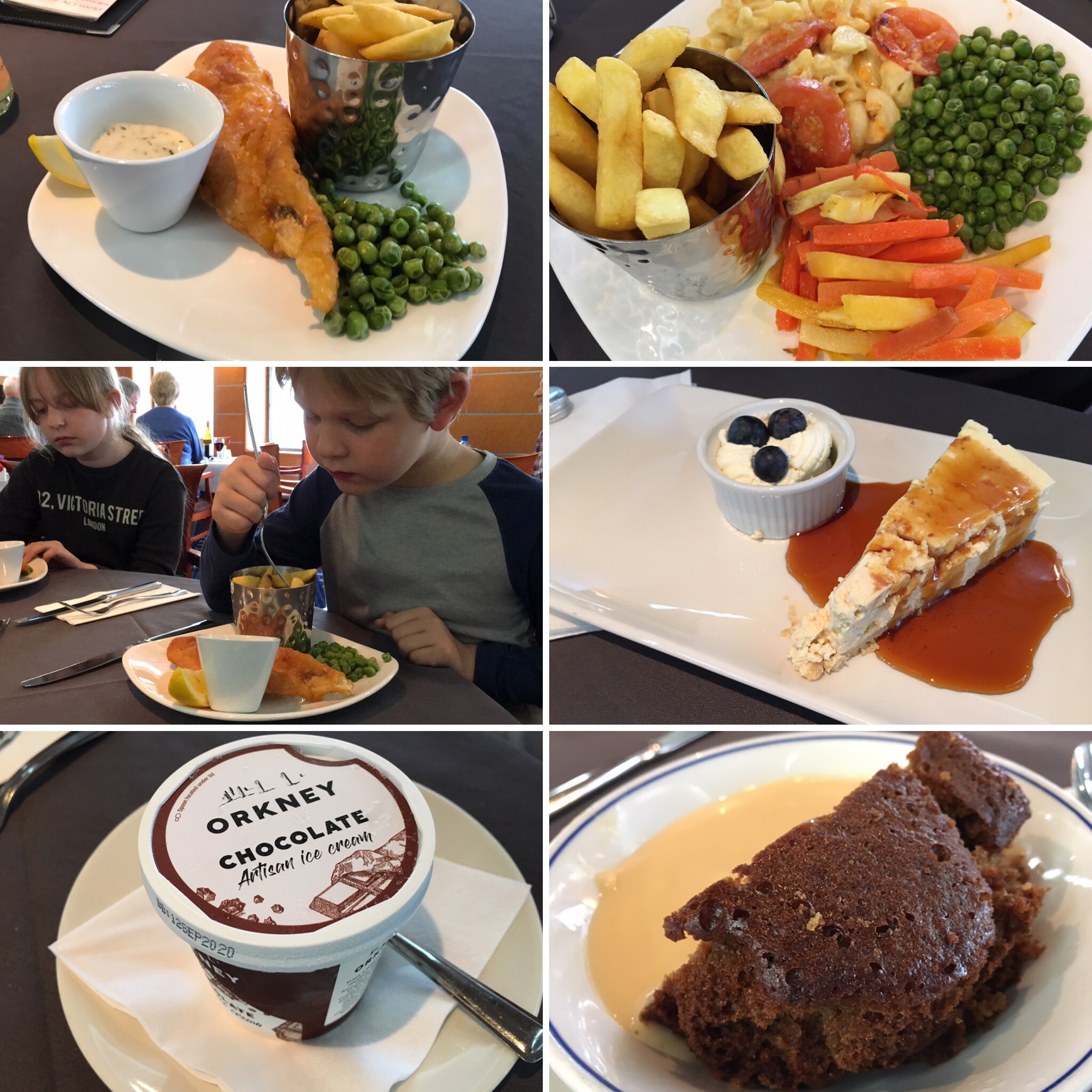 Food on board Northlink Ferries Aberdeen to Shetland