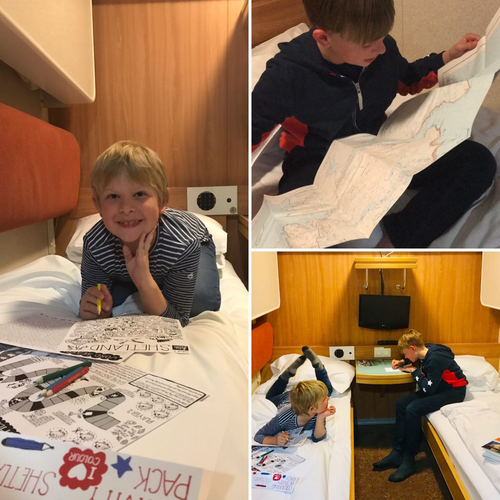 On board Northlink Ferries Aberdeen to Shetland