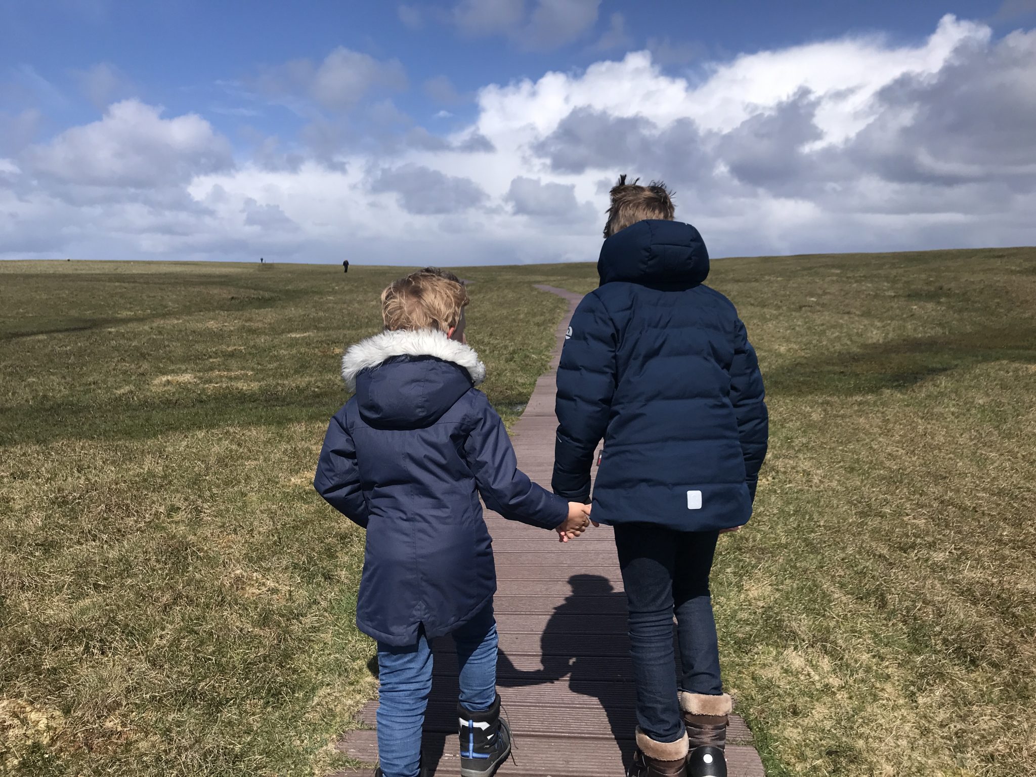 Walking at Hermaness National Nature Reserve, Shetland