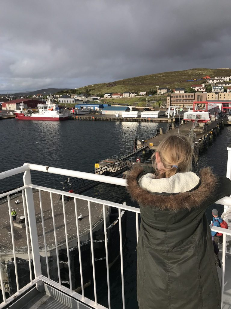 Arriving in to Lerwick from Aberdeen on Northlink Ferries