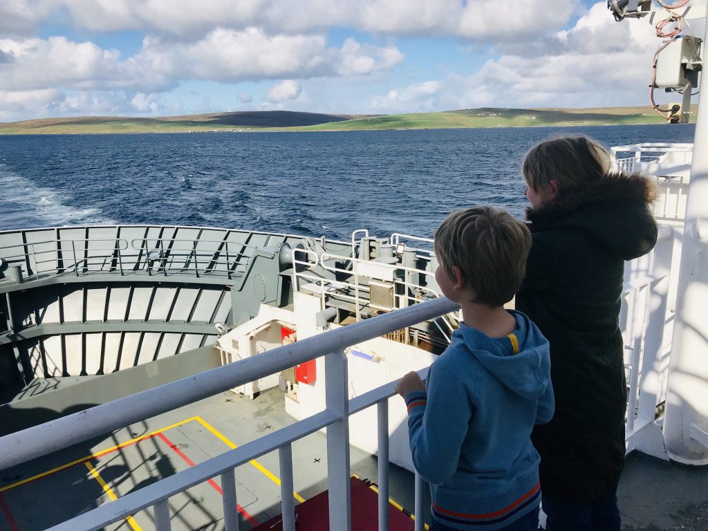 Taking the ferry to Unst via Yell