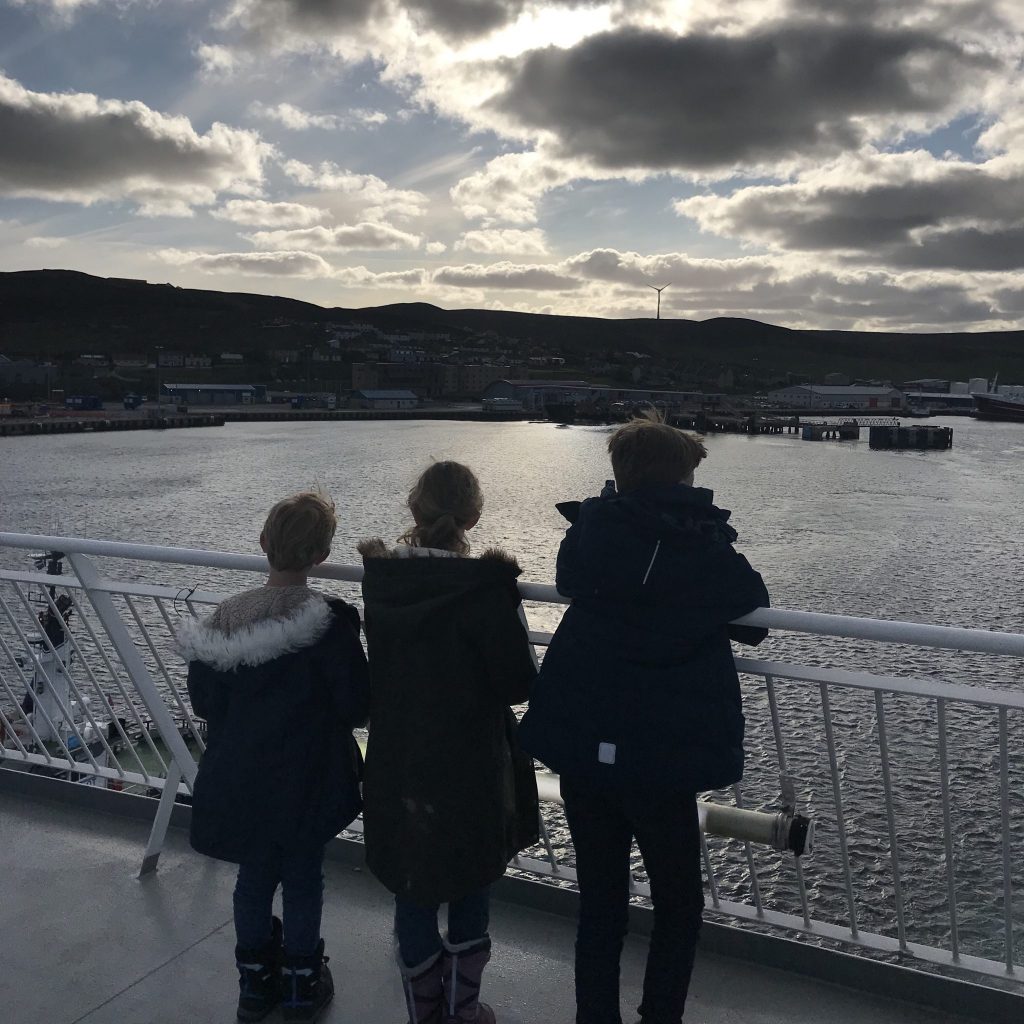 Family adventures in Shetland - taking Northlink Ferries from Aberdeen to Lerwick