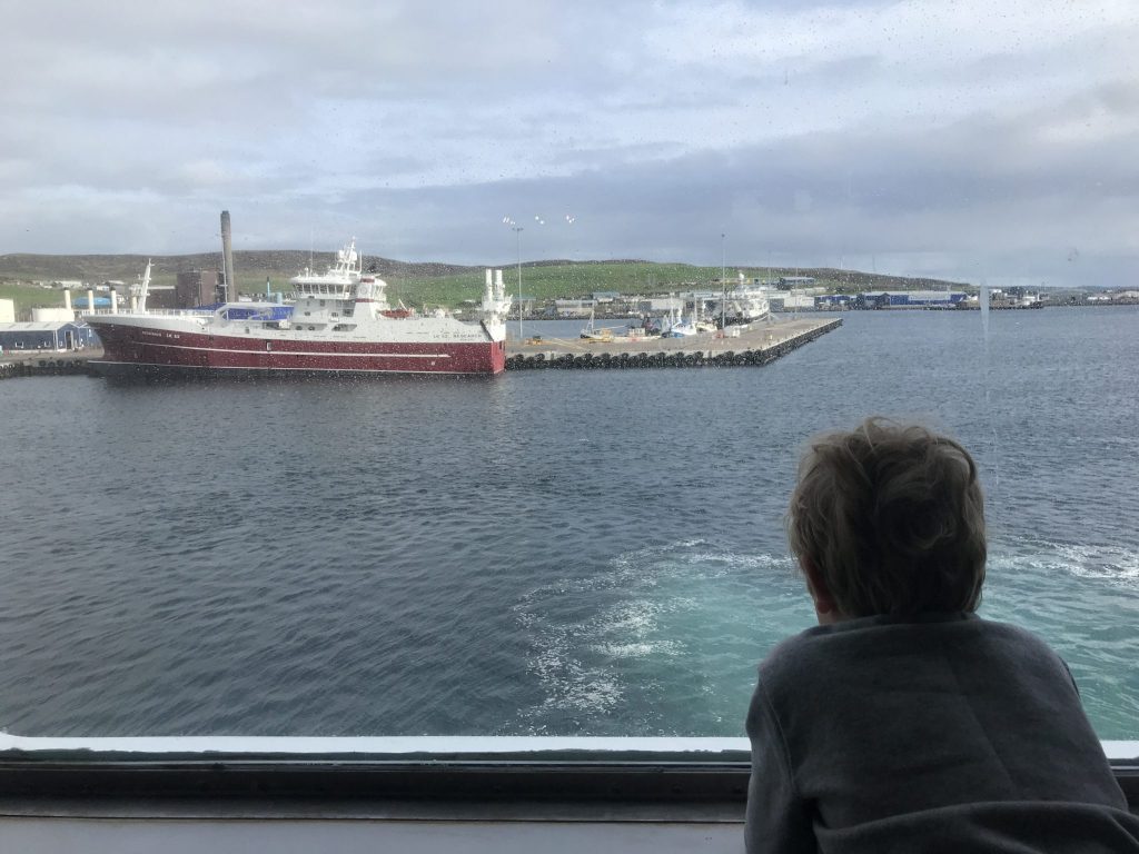 Family adventures in Shetland - taking Northlink Ferries from Aberdeen to Lerwick