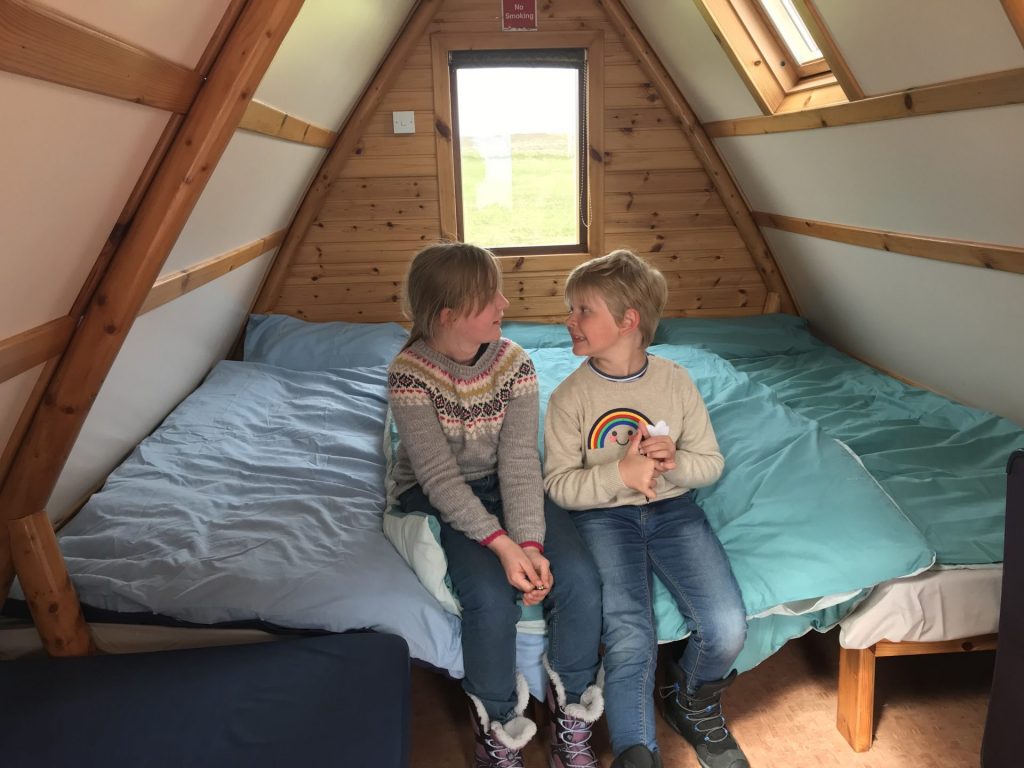 Braewick glamping in Shetland