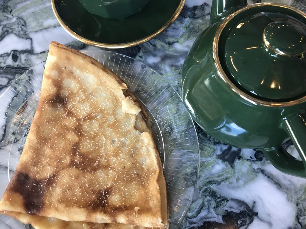 Pancakes at C’est la Vie Cafe, Lerwick, Shetland