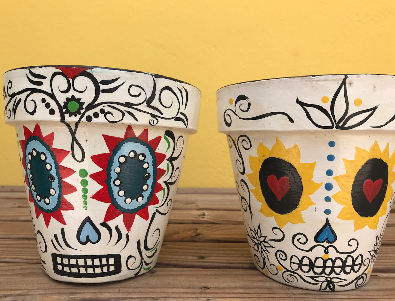 Day of the dead pots