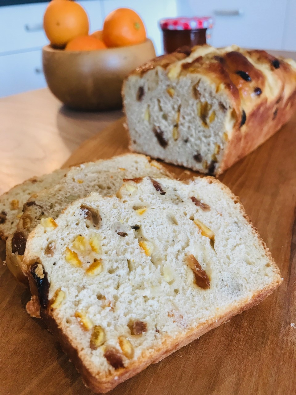Vegan hot cross bun loaf recipe