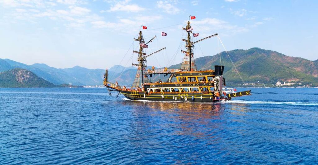 Bodrum with kids, Turkey - pirate boat trip