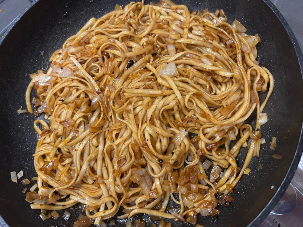 Easy spicy vegan noodles recipe