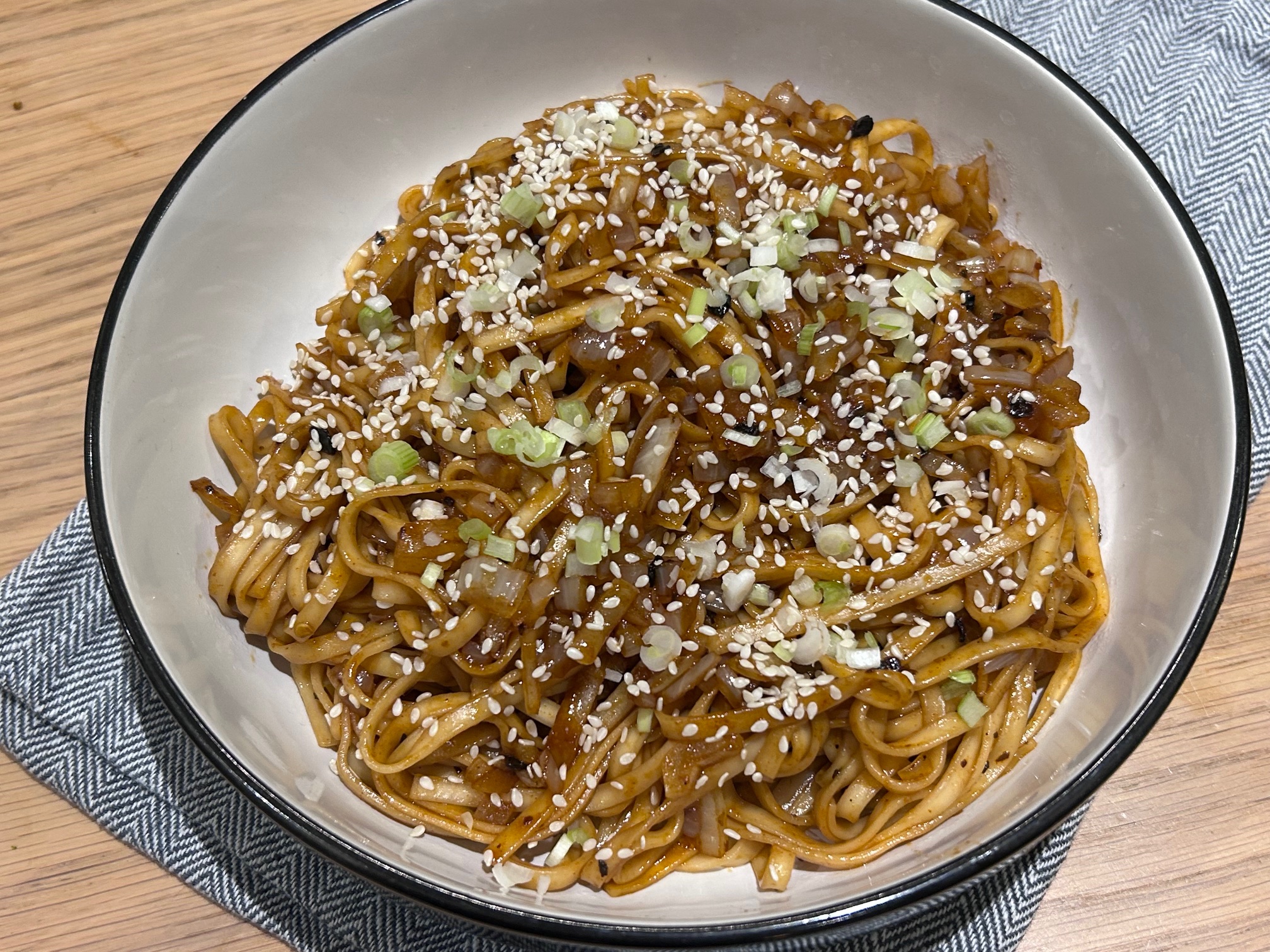 Easy spicy vegan noodles recipe