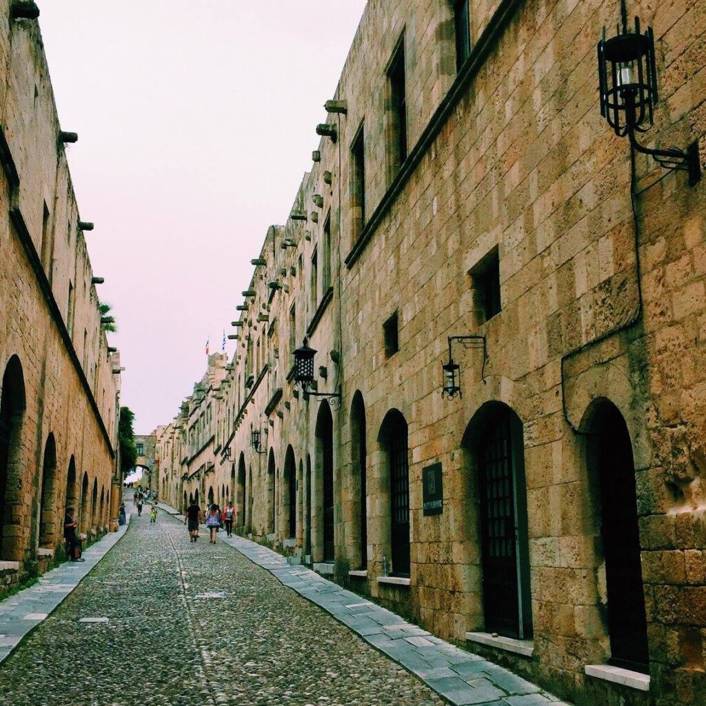 Rhodes - Ippoton Street - Old Town Rhodes - Street of the Knights